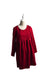 A Red Long Sleeve Dresses from Mayarya in size S for maternity. (Front View)