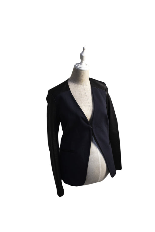A Navy Blazers from Isabella Oliver in size XS for maternity. (Front View)