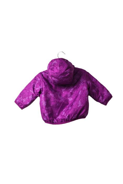 A Purple Puffer/Quilted Jackets from MEC in size 3-6M for girl. (Back View)