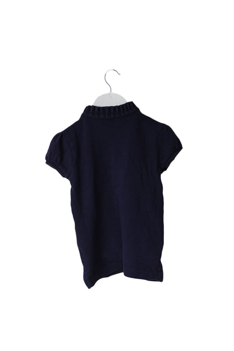 A Navy Short Sleeve Tops from Ralph Lauren in size 12-18M for girl. (Back View)