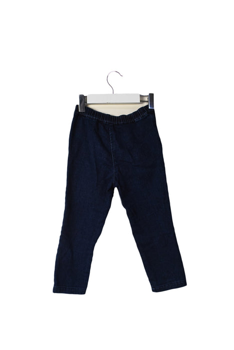 A Blue Casual Pants from Jacadi in size 3T for girl. (Back View)
