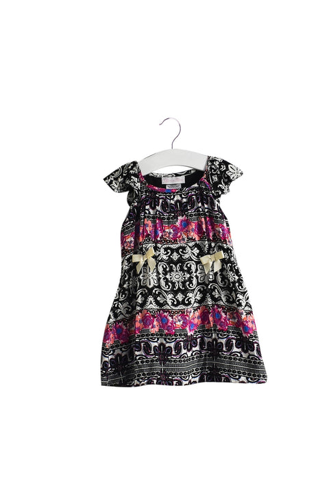 A Black Short Sleeve Dresses from Bonnie Baby in size 2T for girl. (Front View)