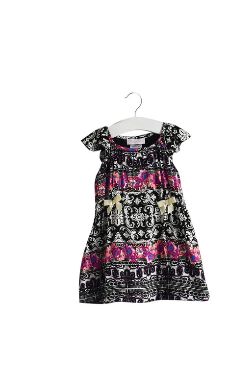 A Black Short Sleeve Dresses from Bonnie Baby in size 2T for girl. (Front View)
