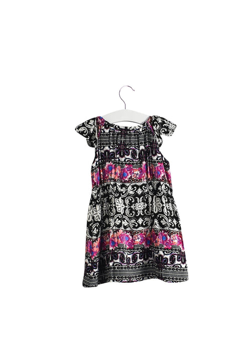 A Black Short Sleeve Dresses from Bonnie Baby in size 2T for girl. (Back View)