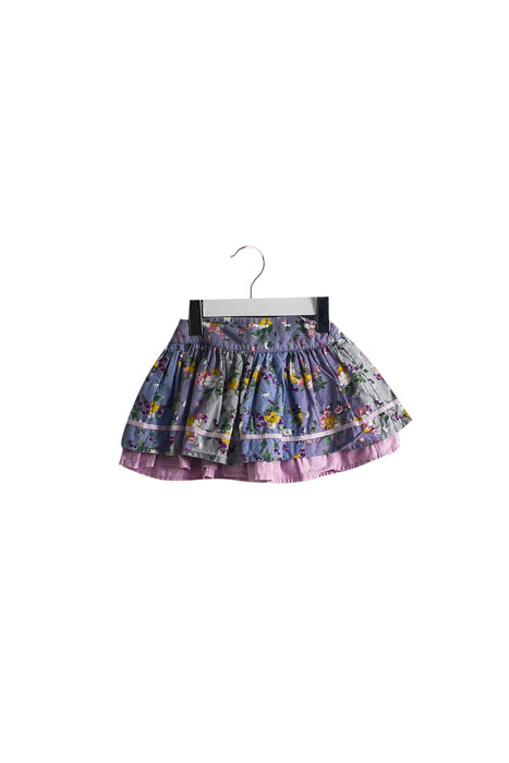 A Green Short Skirts from Monsoon in size 3-6M for girl. (Front View)