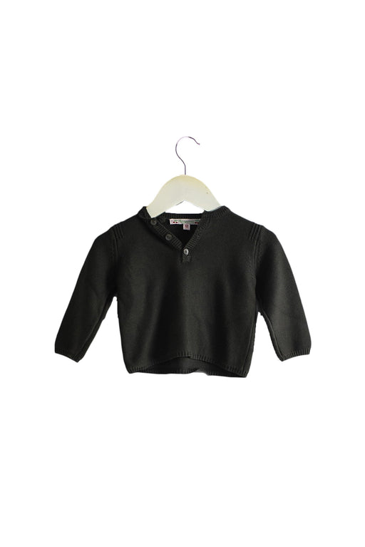 A Grey Knit Sweaters from Bonpoint in size 6-12M for neutral. (Front View)