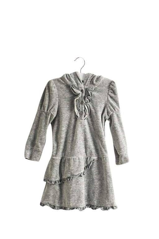 A Grey Sweater Dresses from Nicholas & Bears in size 2T for girl. (Front View)