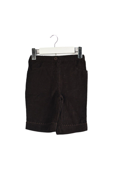A Brown Casual Pants from Jacadi in size 3-6M for girl. (Front View)