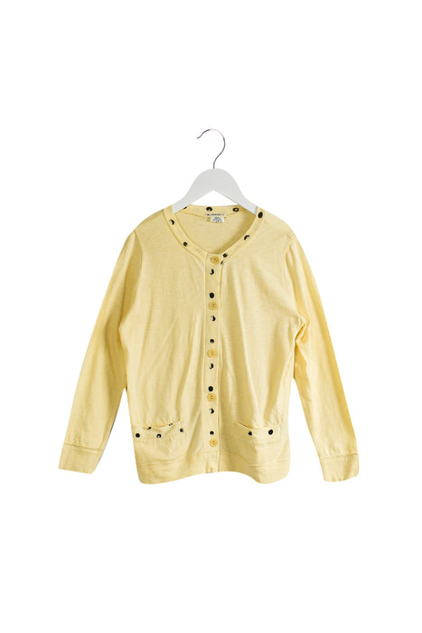 A Yellow Cardigans from Crewcuts in size 8Y for girl. (Front View)