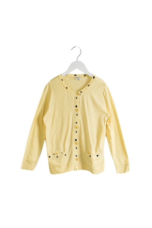 A Yellow Cardigans from Crewcuts in size 8Y for girl. (Front View)