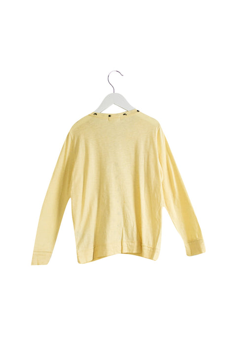 A Yellow Cardigans from Crewcuts in size 8Y for girl. (Back View)