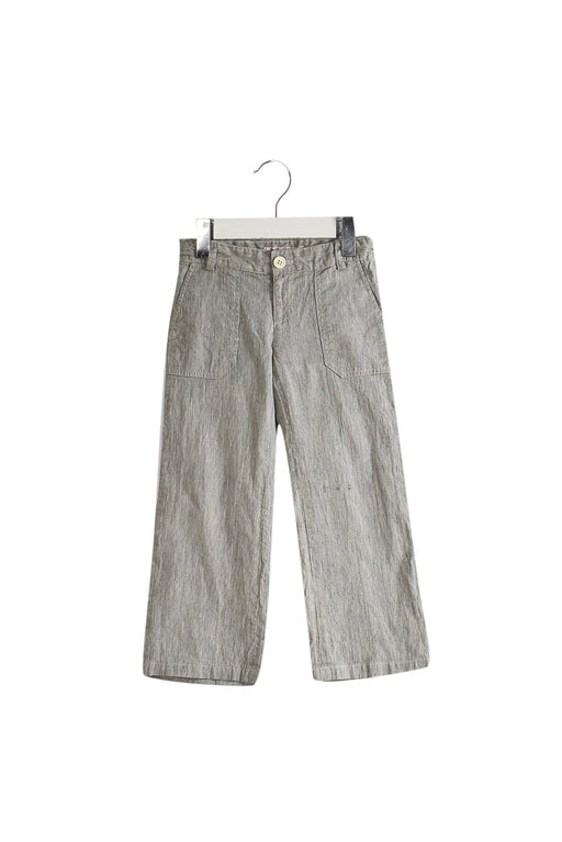 A Grey Casual Pants from Bonpoint in size 3T for girl. (Front View)