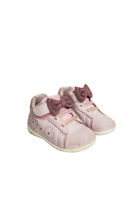 A Pink Sneakers from Dr. Kong in size 12-18M for girl. (Front View)