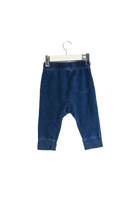 A Blue Sweatpants from Seed in size 3-6M for neutral. (Back View)