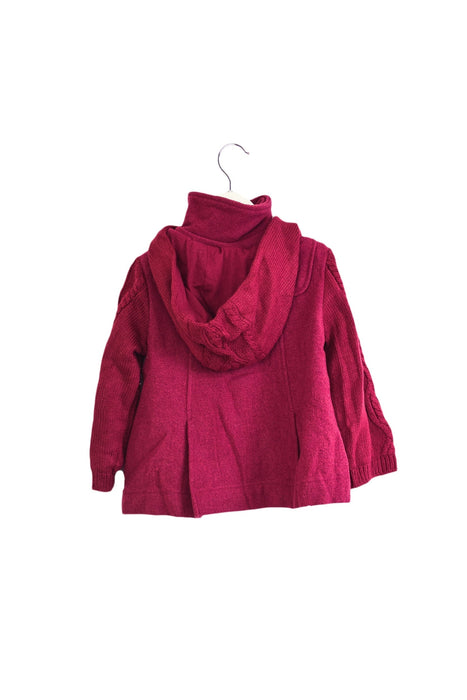 A Pink Coats from Mayoral in size 18-24M for girl. (Back View)