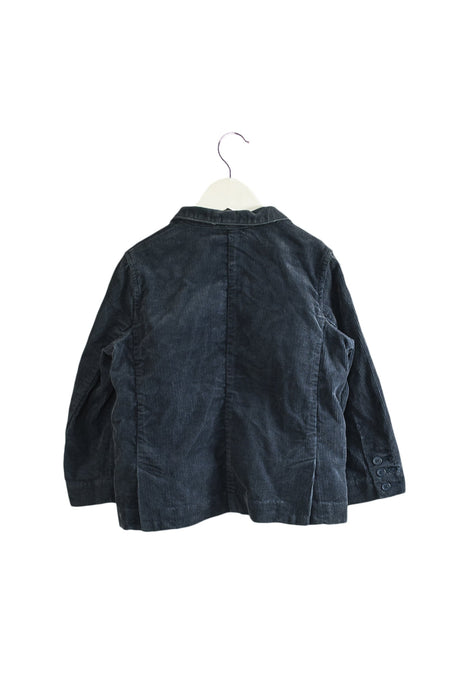 A Grey Blazers from Bonpoint in size 4T for boy. (Back View)