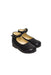 A Black Flats from PèPè in size 12-18M for girl. (Front View)
