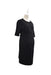 A Black Long Sleeve Dresses from Seraphine in size S for maternity. (Front View)