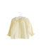 A Yellow Long Sleeve Tops from Bebe Organic in size 6-12M for girl. (Front View)