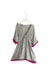 A Grey Short Sleeve Tops from Milly Minis in size 4T for girl. (Front View)