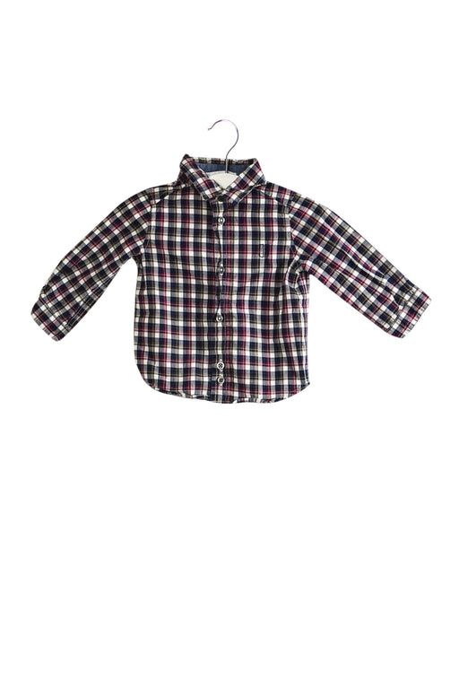 A Navy Shirts from Jacadi in size 3-6M for boy. (Front View)