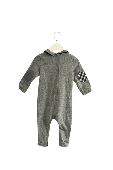 A Grey Long Sleeve Jumpsuits from Nicholas & Bears in size 12-18M for boy. (Back View)