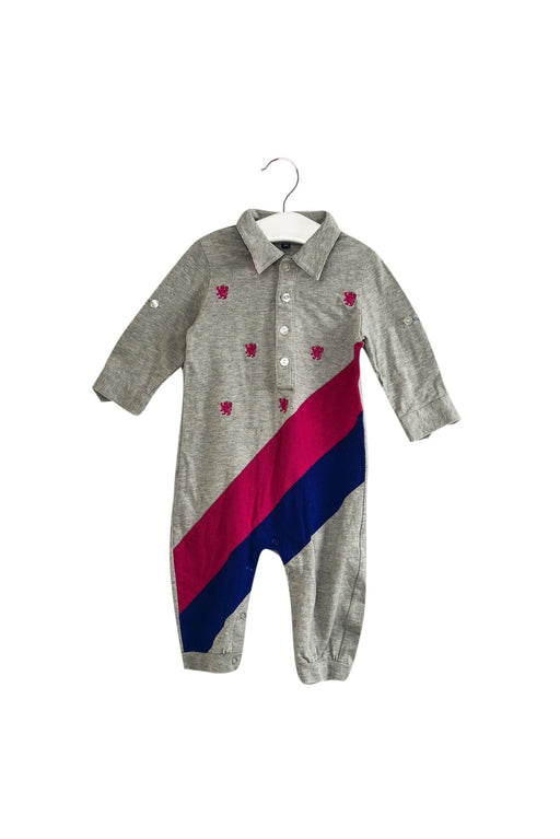 A Grey Long Sleeve Jumpsuits from Nicholas & Bears in size 6-12M for girl. (Front View)