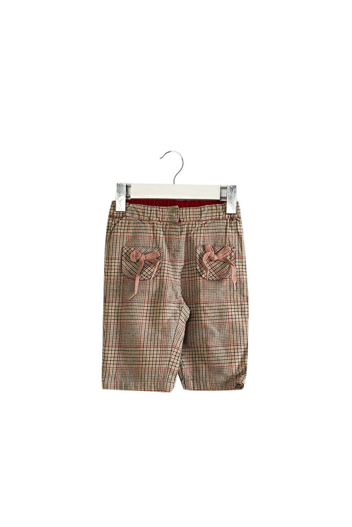 A Beige Casual Pants from Petit Bateau in size 0-3M for girl. (Front View)