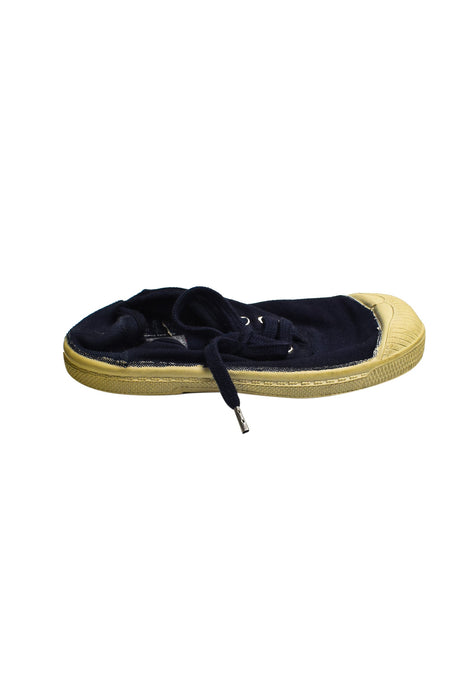 A Navy Sneakers from Bensimon in size 4T for neutral. (Back View)