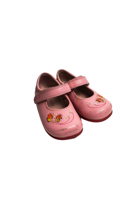 A Pink Flats from Start-Rite in size 18-24M for girl. (Front View)