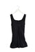 A Black Sleeveless Tops from Mayarya in size M for maternity. (Front View)