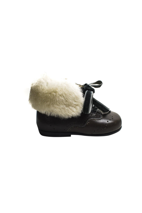 A Brown Boots & Booties from Jacadi in size 12-18M for girl. (Back View)