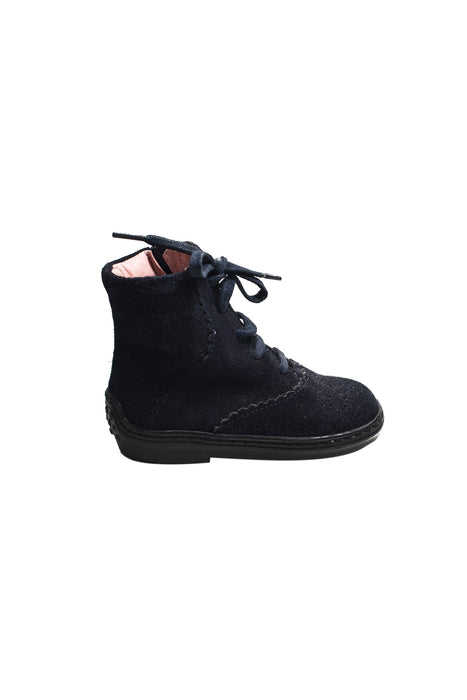 A Navy Boots & Booties from Jacadi in size 12-18M for girl. (Back View)