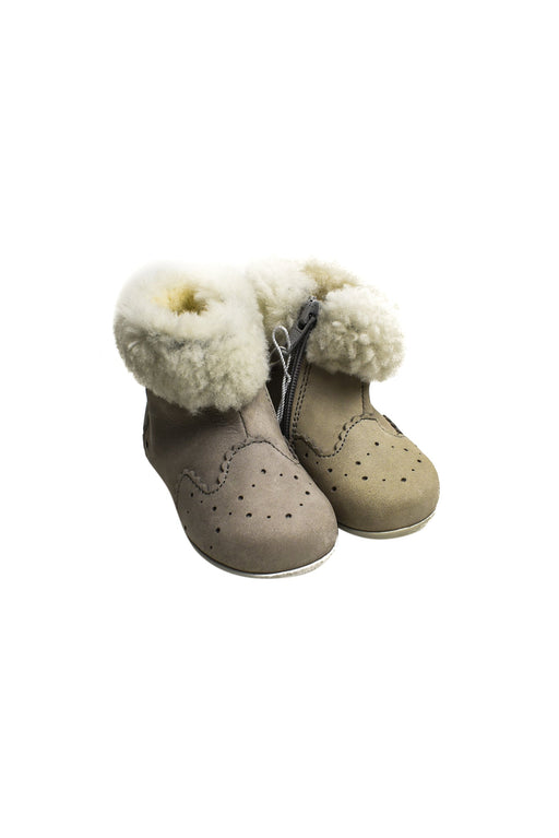A Grey Boots & Booties from Jacadi in size 12-18M for girl. (Front View)