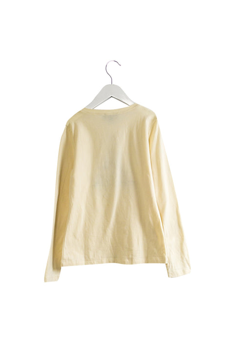 A Beige Long Sleeve Tops from TWINSET in size 10Y for girl. (Back View)