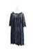 A Blue Short Sleeve Dresses from TWINSET in size 10Y for girl. (Front View)