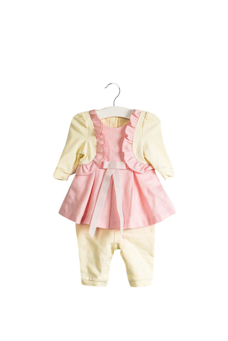 A White Long Sleeve Jumpsuits from Nicholas & Bears in size 0-3M for girl. (Front View)