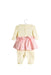 A White Long Sleeve Jumpsuits from Nicholas & Bears in size 0-3M for girl. (Back View)
