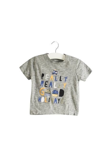 A Grey Short Sleeve T Shirts from Bout'Chou in size 3-6M for boy. (Front View)