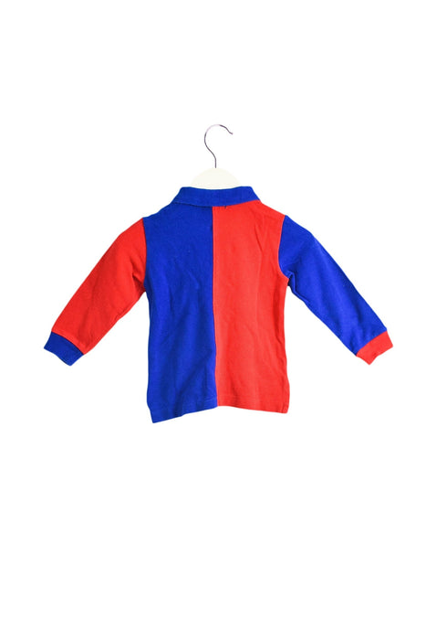 A Blue Long Sleeve Polos from Polo Ralph Lauren in size 12-18M for boy. (Back View)
