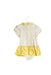 A Yellow Short Sleeve Bodysuits from Nicholas & Bears in size 12-18M for girl. (Back View)