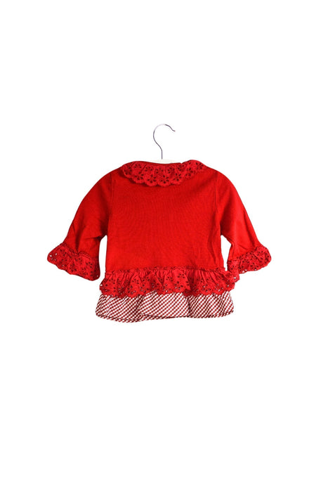 A Red Lightweight Jackets from Nicholas & Bears in size 6-12M for girl. (Back View)