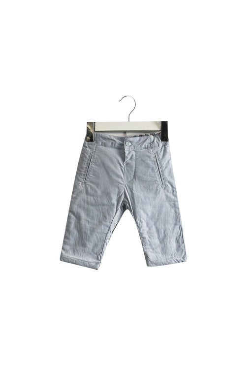 A Blue Casual Pants from Boss in size 0-3M for neutral. (Front View)