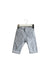 A Blue Casual Pants from Boss in size 0-3M for neutral. (Front View)