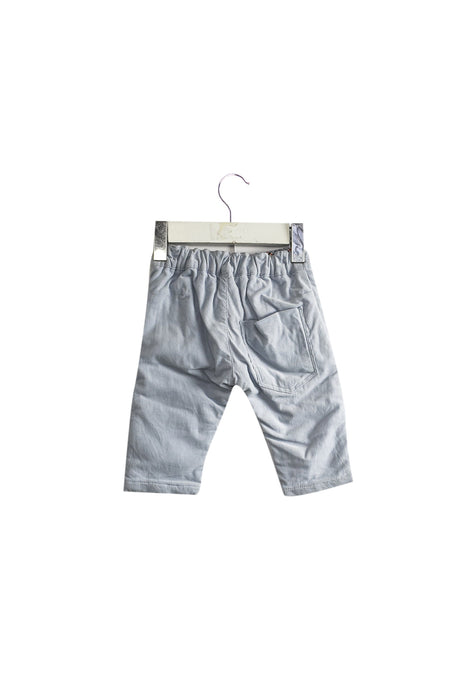 A Blue Casual Pants from Boss in size 0-3M for neutral. (Back View)