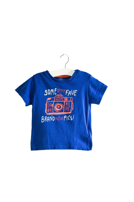 A Blue Short Sleeve T Shirts from Mayoral in size 6-12M for boy. (Front View)