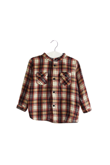 A Beige Long Sleeve Tops from Bout'Chou in size 6-12M for boy. (Front View)