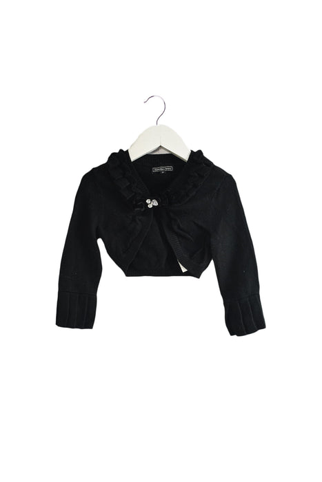 A Black Cardigans from Nicholas & Bears in size 2T for girl. (Front View)