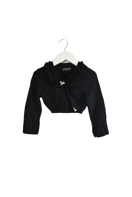 A Black Cardigans from Nicholas & Bears in size 2T for girl. (Front View)