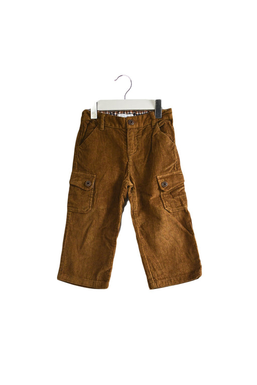 A Brown Casual Pants from Jacadi in size 12-18M for boy. (Front View)